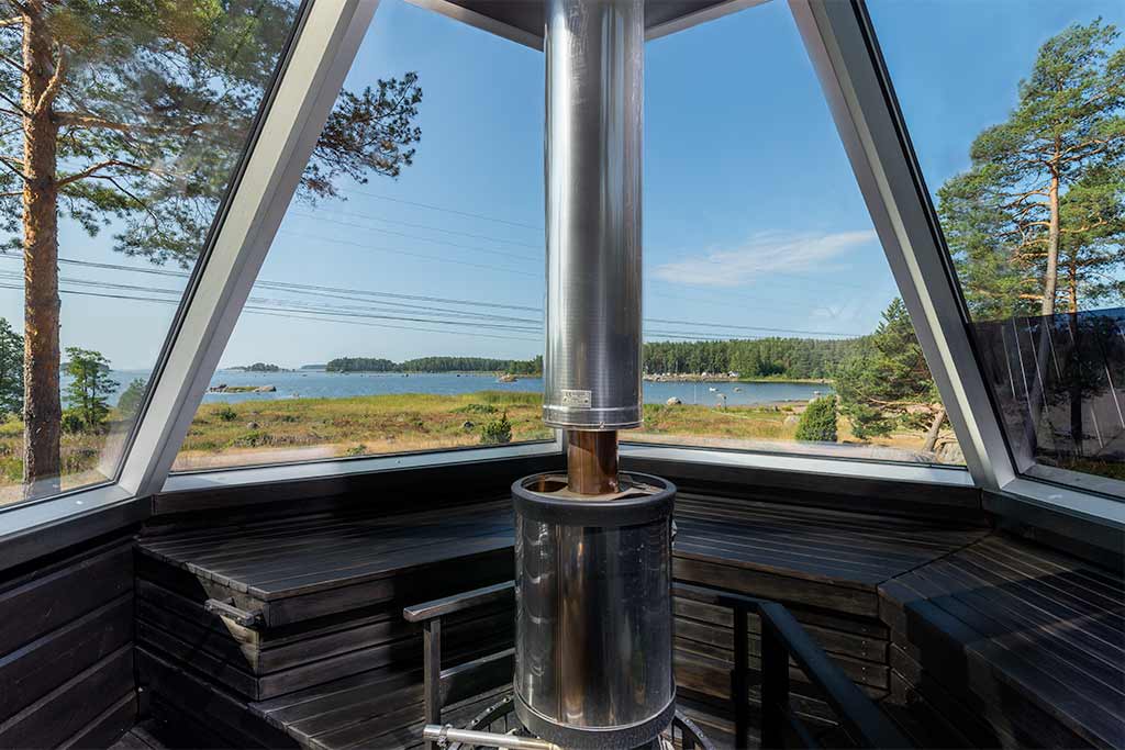 Santa Glass Sauna, Santalahti Resort, Kotka