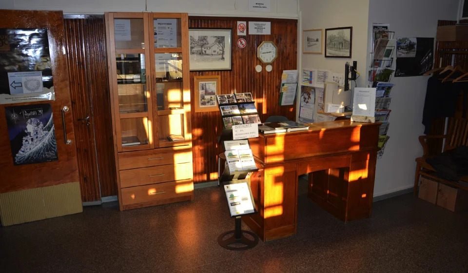 RUK-museon eteinen Haminan museokadulla.