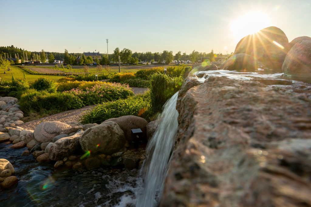Oolanninpuisto, Hamina, kesä